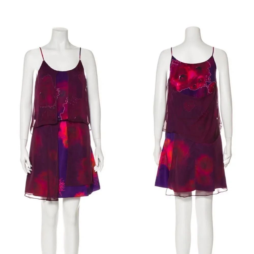 Timo Weiland Abstract Print Mini Dress Sz 6 NWT